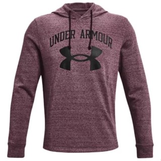 พร้อมส่ง ✅ เสื้อฮู้ดแขนยาว Under Armour UA Mens RIVAL TERRY BIG LOGO Hoodie แขนยาว กันหนาว ของแท้ 1361559-555