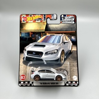 Hotwheels Premium | Subaru Wrx STI ล้อยาง สเกล 1:64