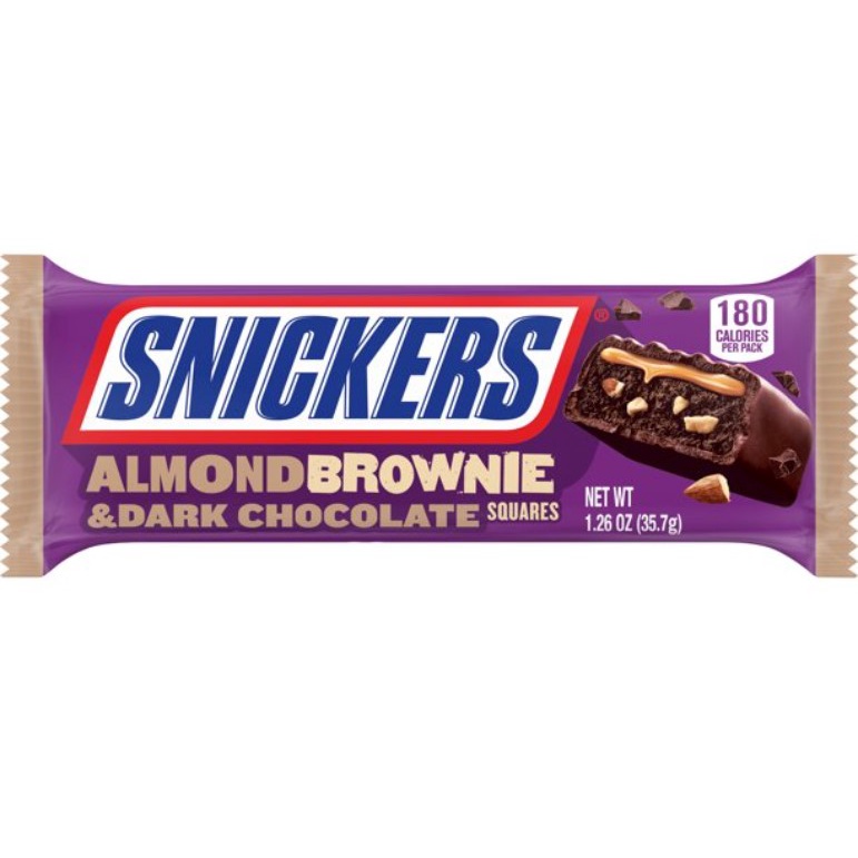 Snickers Dark Chocolate Almond Brownie Chocolate Bar สินค้าจาก USA