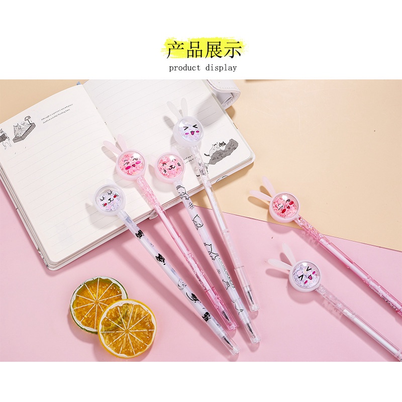 (พร้อมส่ง) ปากกาเจลลายการ์ตูนน่ารัก ลายการ์ตูน ปากกาหัว0.5 /ราคาสินค้าต่อ 1 ชิ้น/ **สินค้าบางรายการร้านเลือกลายให้ค่ะ**