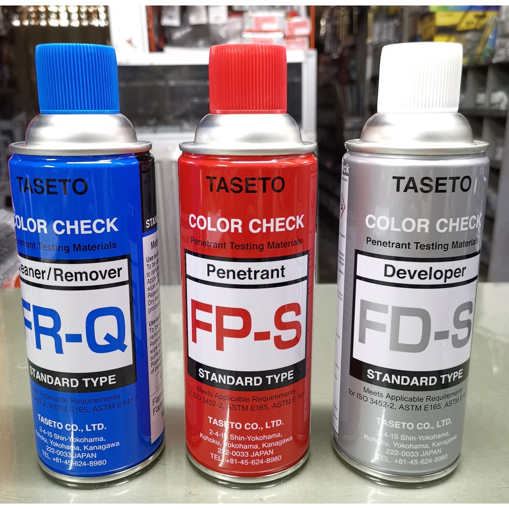 TASETO (ทาเซโตะ) สเปรย์ตรวจสอบรอยเชื่อม FR-Q FP-S FD-S
