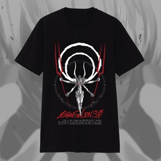 เสื้อยืดคอกลมLcxtx1 {พร้อมส่ง เสื้อยืดผ้าฝ้าย ทรงหลวม พิมพ์ลายอนิเมะ Neon Genesis Evangelion Mark 13 Eva พลัสไซซ์ ของขวั