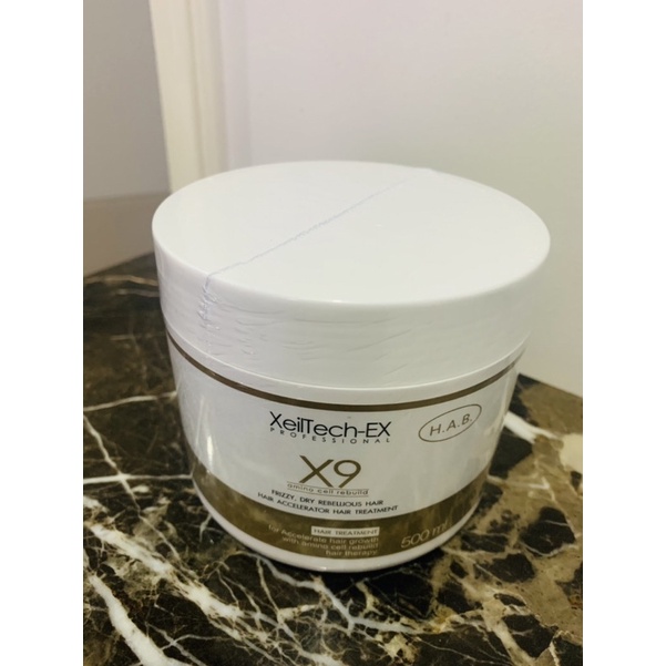 Xeiltech-Ex X9  ทรีทเม้นต์เร่งผมยาว ครีมนวดเร่งผมยาว