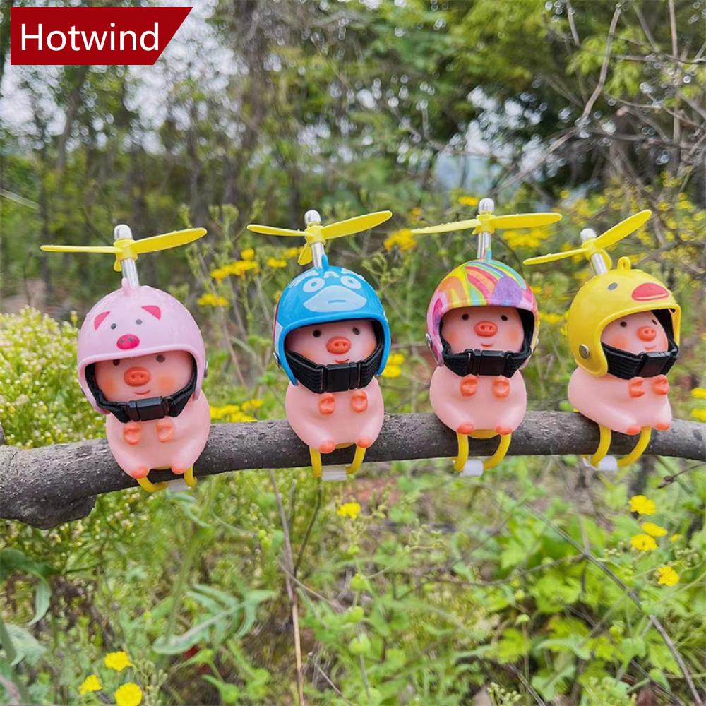Hotwind หมูน้อยน่ารัก สีชมพู พร้อมใบพัดหมวกกันน็อค อุปกรณ์เสริมในรถยนต์ C5W4