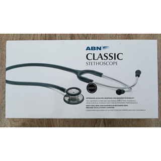 ABN หูฟังแพทย์ STETHOSCOPE รุ่น CLASSIC ชนิด DUAL TYPE ฟังเสียงได้ 2 ด้าน