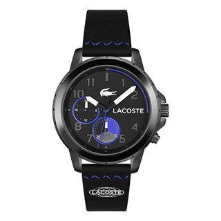 LACOSTE Endurance รุ่น LC2011206 นาฬิกาข้อมือผู้ชาย สายซีลีโคน สีดำ หน้าปัด 44 มม.