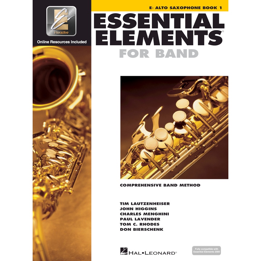 Essential Elements for Band – Eb Alto Saxophone Book 1 with EEI หนังสือเรียนอัลโต แซกโซโฟน พร้อมส่งจ