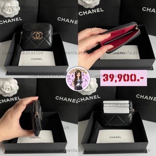 👜: New!! Chanel 19 Mini Zippy Wallet‼️ก่อนกดสั่งรบกวนทักมาเช็คสต๊อคก่อนนะคะ‼️