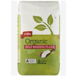 Coles Organic Self Raising Flour โคลส์ แป้งผสมผงฟู 1000g.อาหาร วัตถุดิบ แป้งทำขนม เค็ก เบเกอรี่