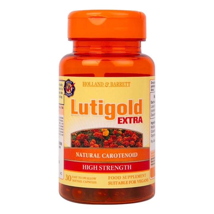 👀 อาหารของดวงตา👀 Holland & Barrett Lutigold Extra 20mg 30 Capsules ฮอลแลนด์แอนด์บาร์เร็ต