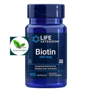 Life Extension Biotin 600 mcg / 100 Capsules