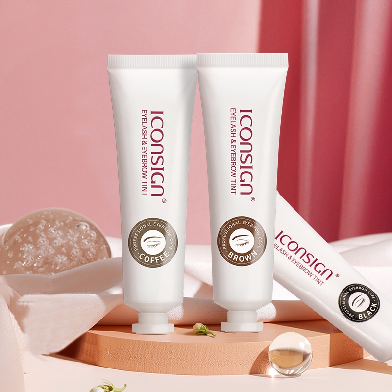 Iconsign ครีมย้อมคิ้ว ครีมย้อมสีคิ้ว กันเหงื่อ มืออาชีพ ย้อมสีขนตา คิ้ว มาสคาร่า กันน้ํา ติดทนนาน ราคา ถูกที่สุด ดีลบีเคเค แกลเลอรีภาพที่ 6