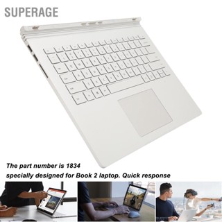 Superage คีย์บอร์ด แบบเปลี่ยน สําหรับ Surface Book 1834 13.5 นิ้ว 2