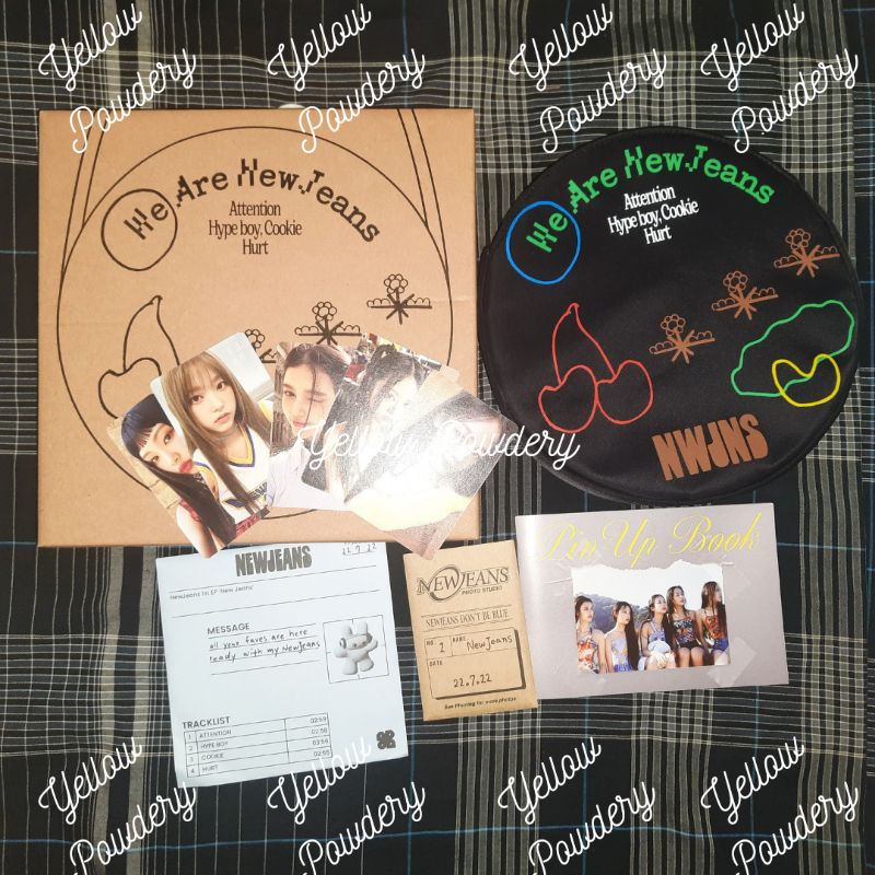 READY SHARING ROOM ใหม่กางเกงยีนส์ ALBUM LIMITED EDITION กระเป๋ารุ่นสีแดง MINJI KEPANG HANNI POUT NO