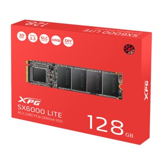 XPG SX6000 Lite SSD Memory (เอสเอสดี) ความจุ 128/256GB PCIe Gen3x4 M.2 2280 R1800/W1200MB/s