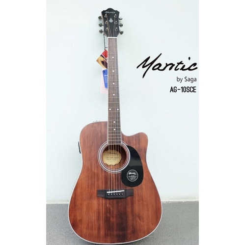 Mantic AG-10SCE กีต้าร์โปร่ง/โปร่งไฟฟ้า Acoustic Guitar