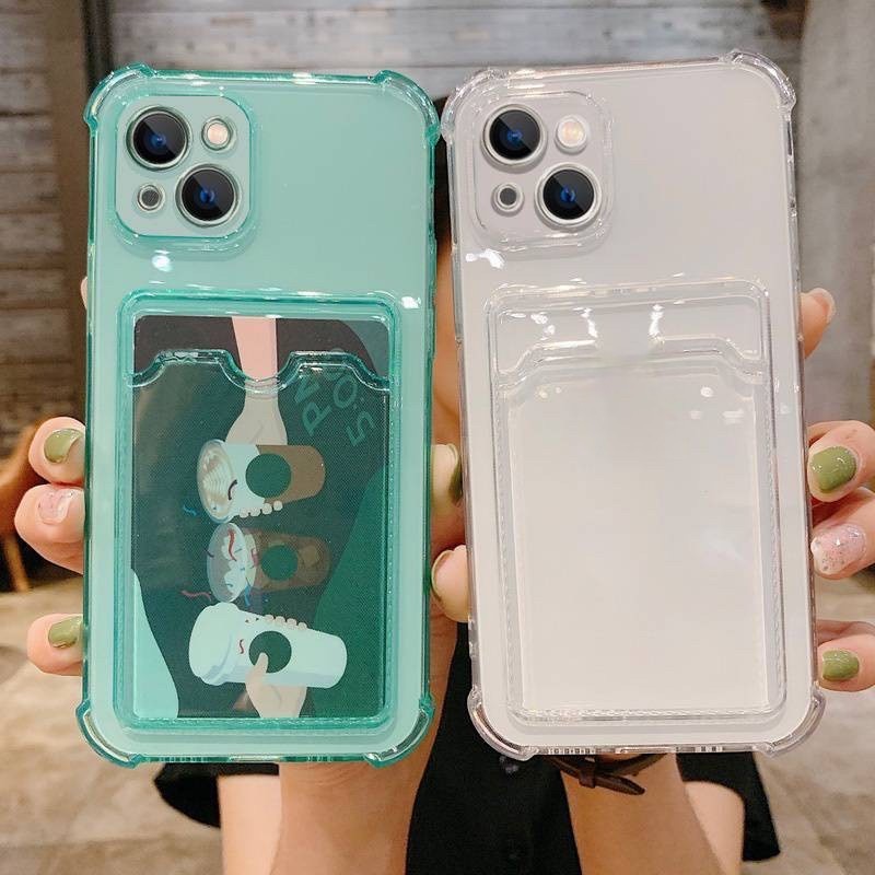 023 พร้อมส่งในไทย- เคส ซิลิโคน แบบเสียบบัตร หลายสีให้เลือก ส่งไว ส่งทุกวัน