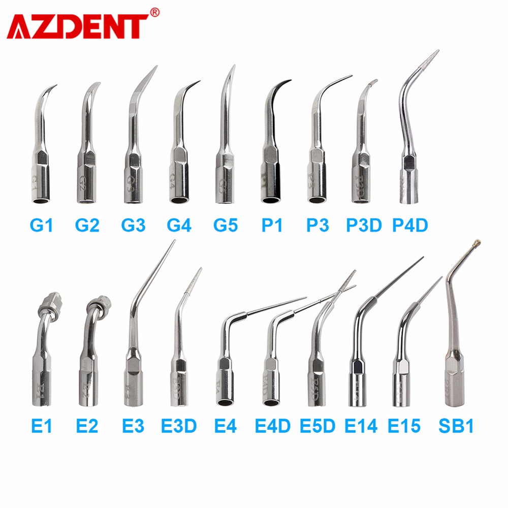 AZDENT 1pc Dental Scaler Tips Scaling Periodontics Endodontics Tip G P