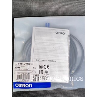 E2E-X2D2-N sensor เซ็นเซอร์ proximity  8M (2สาย ชนิดNC) ใช้ไฟ12-24VDC OMRON ส่งสินค้าทุกวัน ทีี่ไทย🇹🇭