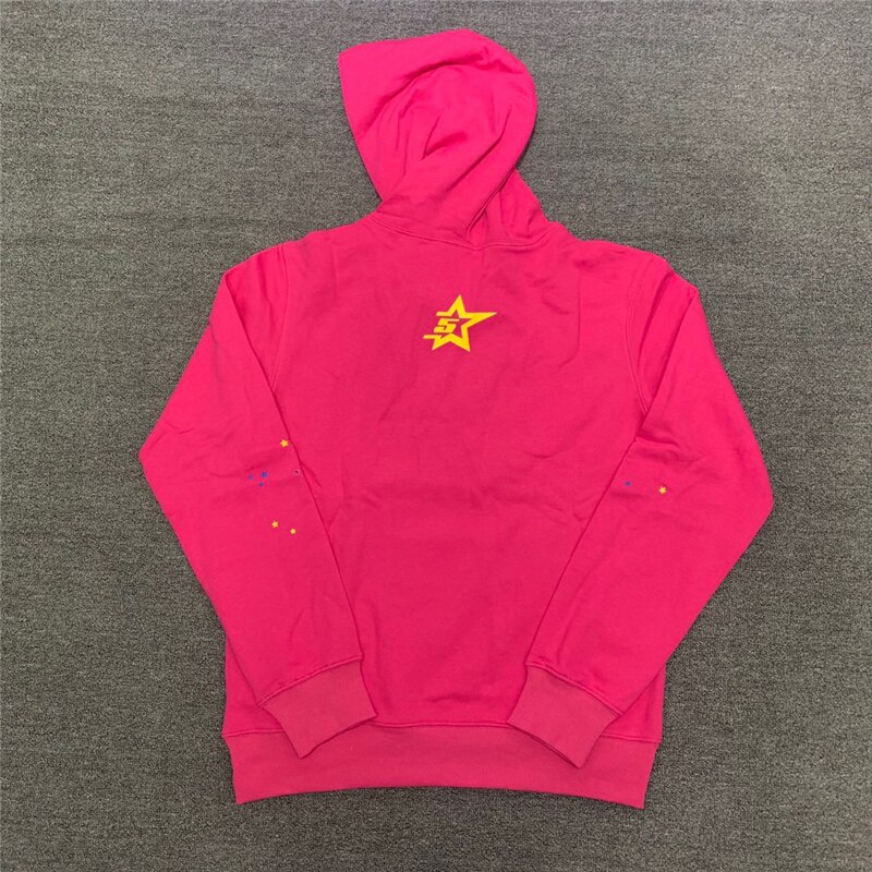 Sp5der พัฟ พิมพ์ลาย สไตล์ฮิปฮอป 555555 เสื้อกันหนาว มีฮู้ด ผ้าฟาบริค ลาย Young Bandit Angel Spider คุณภาพสูง สําหรับผู้ชาย และผู้หญิง 1:1 H31Z - รูปที่ 4