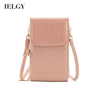 IELGY Korean style fashion large capacity double layer messenger mobile phone bag women