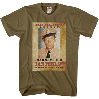 Re-Elect Deputy Barney Fife Andy Giffith Show T-Shirt เสื้อเด็กหญิง เสื้อยืดถูกๆ