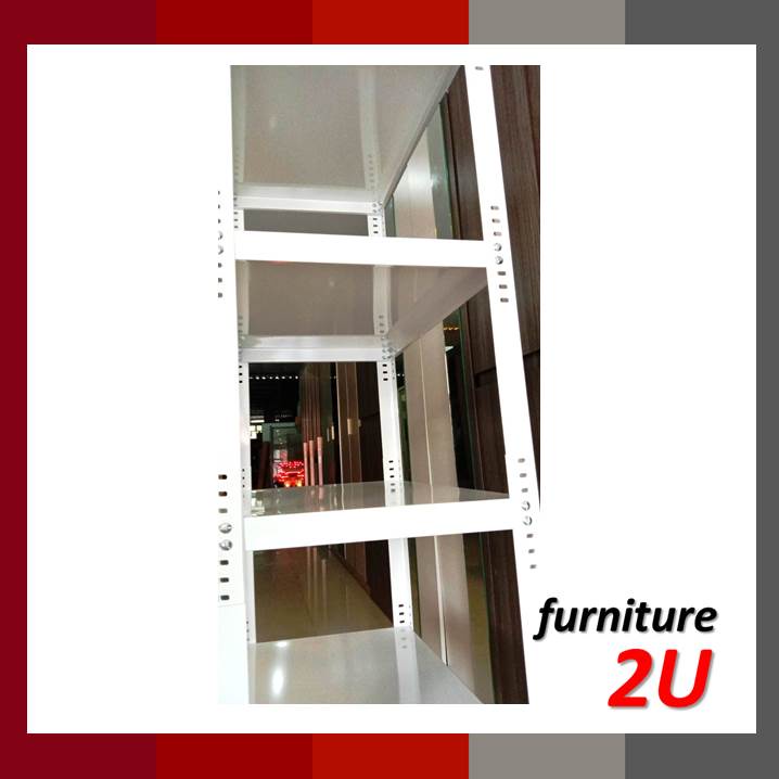 (ลึก50กว้าง90สูง175ซม) ชั้นเหล็ก วางเตาอบวางสินค้า แผ่นเหล็ก5แผ่น หมดปัญหาชั้นไม้แอ่น ขาว และดำด้าน - รูปที่ 3