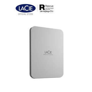 [พร้อมส่ง] LaCie Mobile Drive v2 2TB I 5TB USB-C Moon Silver (STLP)