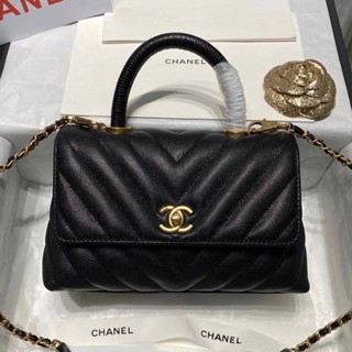 พร้อมส่ง New Chanel small coco bag(Ori)หนังเเท้