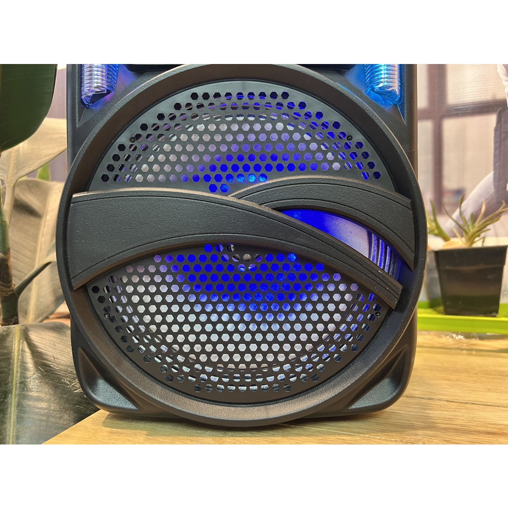 ลำโพงบลูทูธ ดอกใหญ่8นิ้ว KTS-1178 แถมไมค์สาย+รีโมท ลำโพงคาราโอเกะ ลำโพง ไร้สาย ไฟดิสโก้ มีหูหิ้ว แบตในตัว สินค้าพร้อมส่ง - รูปที่ 5