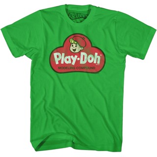 Mens Play Doh Shirt เสื้อยืด cotton เสื้อสีขาว เสื้อทหาร