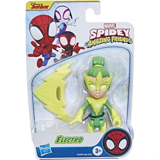 Marvel Spidey and His Amazing Friends Electro Action Figure Toy ตุ๊กตา ฟิกเกอร์ Marvel Spidey and His Amazing Friends Electro ของเล่นสําหรับเด็ก