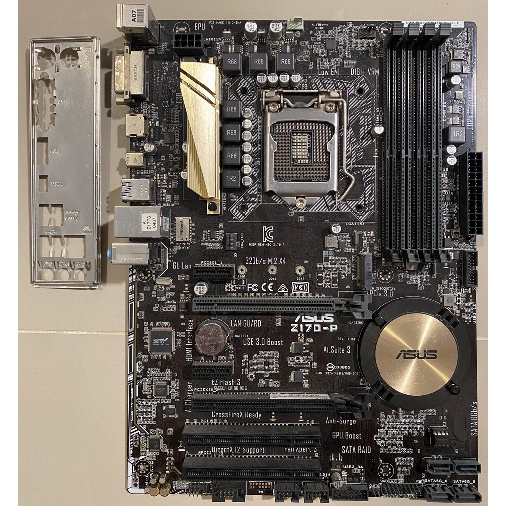 MAINBOARD (เมนบอร์ด) 1151 ASUS Z170-P GEN6 สภาพดี ไม่มีตำหนิ ไม่มีกล่อง #5