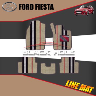 Ford Fiesta 2010-2016 Blackhole Trap Line Mat Edge (Set ชุดภายในห้องโดยสาร)