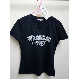 เสื้อยืด Wrangler สีดำ Size M