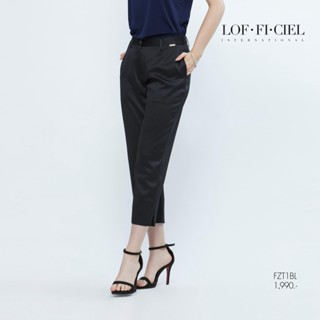 LOFFICIEL Pants กางเกงทำงานขา 5 ส่วน (FZT1BL)