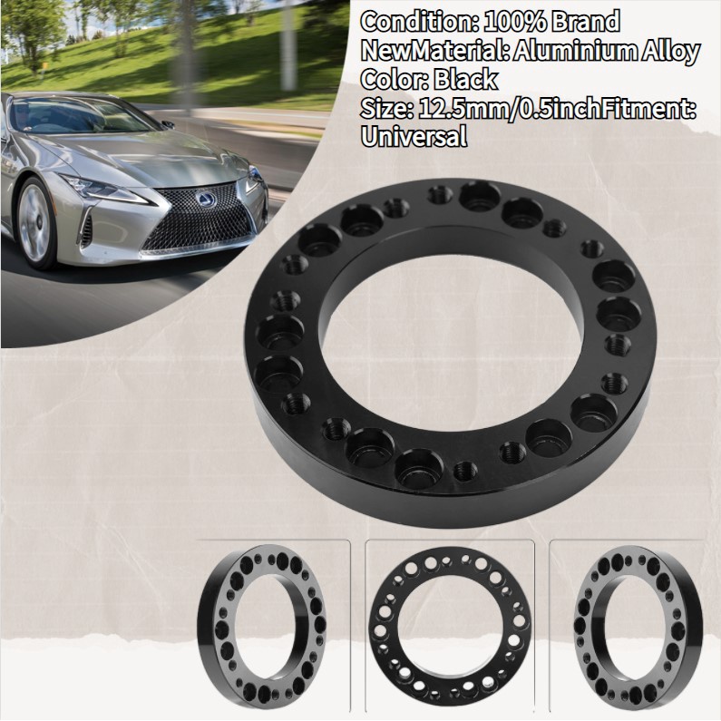 Wheels, Rims & Accessories 109 บาท [คลังสินค้าใส]Fs Moto 12.5 มม. Universal ชุดอะแดปเตอร์แผ่นรองพวงมาลัยรถแข่ง Automobiles