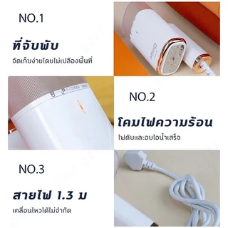 เครื่องรีดผ้าไอน้ำขนาดเล็กแบบใช้มือถือ เปียกและแห้ง เตารีดผ้าไอน้ำพกพ Handheld Steam Iron เตารีดไอน้ำ เตารีดพ่นไอน้ำ
