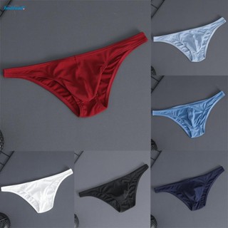 【HODRD】Men Briefs Sexy Shorts Smooth Solid Color T-Back Translucent Breathable【Fashion】