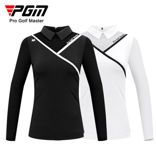 Pgm ใหม่ เสื้อยืดแขนยาว ผ้าเรยอน ระบายอากาศ แต่งสายโซ่คล้องด้านหลัง เหมาะกับฤดูร้อน สําหรับผู้หญิง