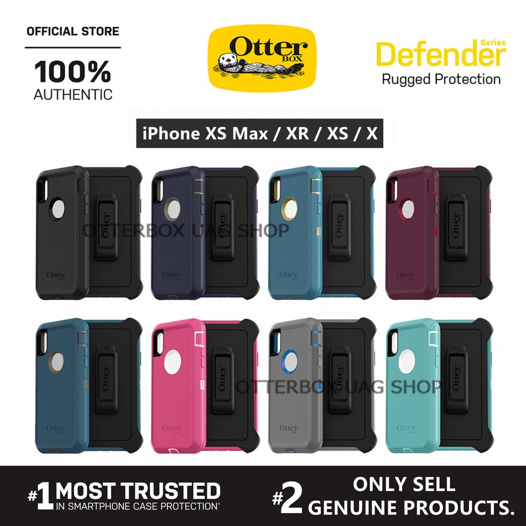 Otterbox สําหรับ iPhone XS Max / iPhone XR / iPhone XS / iPhone X / iPhone 8 7 Plus ​เคส Defender Series | ของแท้