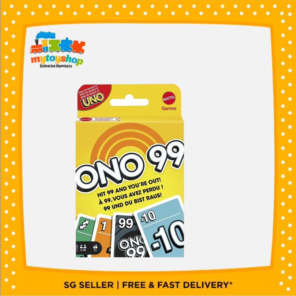 Mattel Games Uno ONO 99 การ์ดเกม