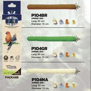 Classica คอนลับเล็บ สำหรับนก คอนแบบติดกรง มีหลายขนาด P103 P104 P105 P113