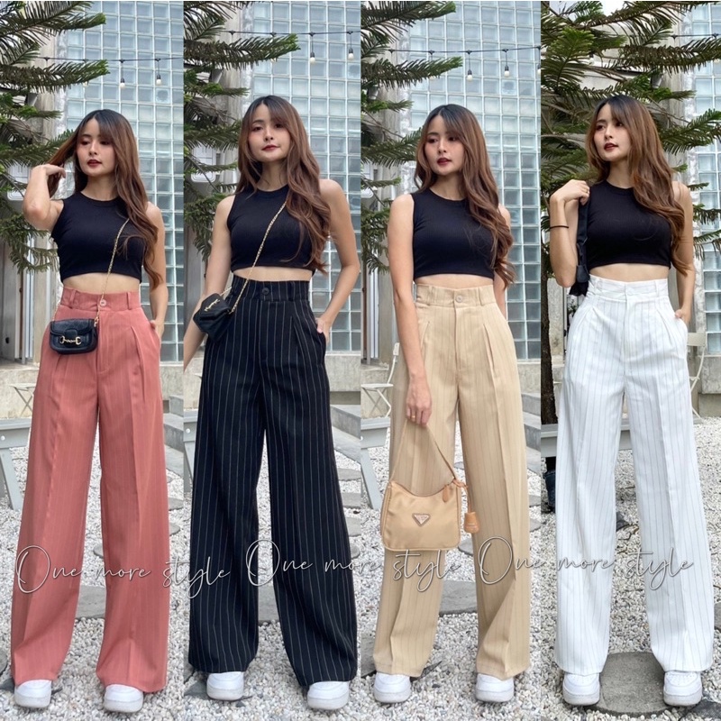 S-XXXL new collection ลายริ้วขากระบอกแบบใหม่ไม่ซ้ำใคร✨