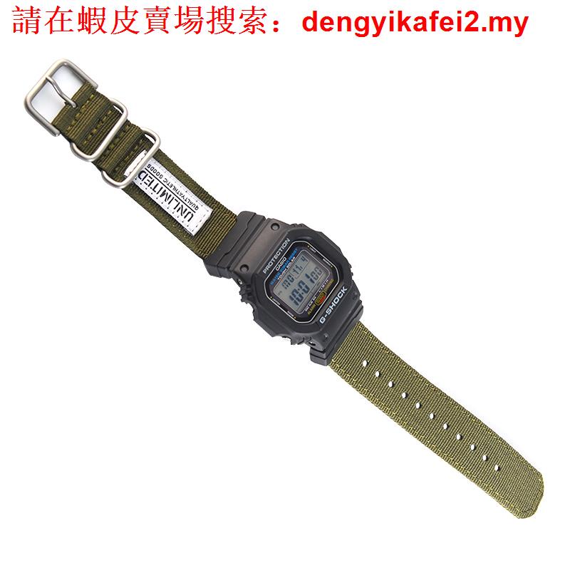 ลดราคา สายนาฬิกาข้อมือไนล่อน ผ้าแคนวาส สําหรับ Casio G-SHOCK DW5600GW-M5610GA110 GA2100 700