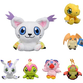 พวงกุญแจ จี้ตุ๊กตา Patamon Digimon Agumon Palmon Biyomon Gomamon ของเล่นสําหรับเด็ก