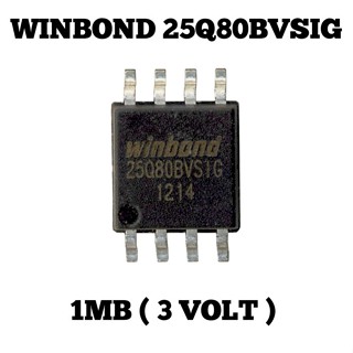 Winbond 25Q80 25Q80BVSIG SPI แฟลช 1Mb ไอซี