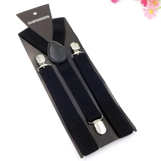 สายเอี๊ยม แบบหนีบ สายยางยืด ปรับสายได้ Men Suspenders For Man Women Wedding Party Suit Skirt With Braces Strap