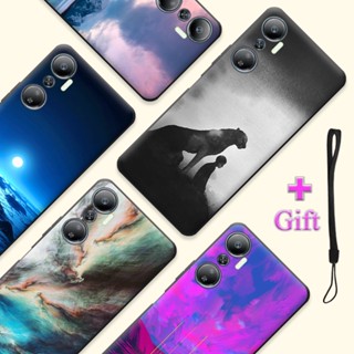 เคสโทรศัพท์มือถือ TPU แบบนิ่ม สีสันสดใส สําหรับ Infinix Hot 20 4G X6826 X6826B X6826C