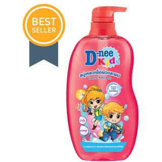 D-nee Kids ดีนี่ คิดส์ เฮดแอนด์บอดี้ บาธ สบู่เหลวเพื่อผิวและผม ขนาด 400 มล.